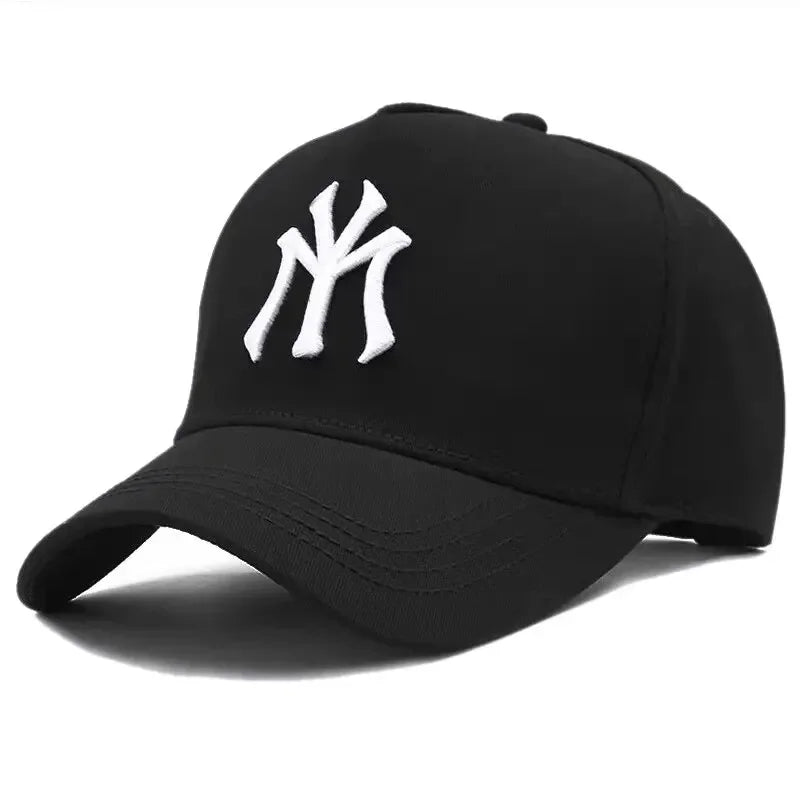 Unisex MY Letter Embroidery Snapback Baseball Caps Spring and Autumn Outdoor Adjustable Casual Hats Sunscreen Hat