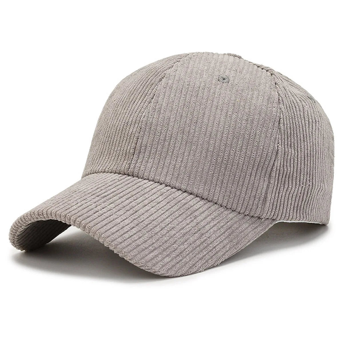 Fashion Suede Baseball Cap Men and Women Autumn and Winter Solid Retro Corduroy Hat Hip Hop Hat Unisex Street Adjustable Sun Hat