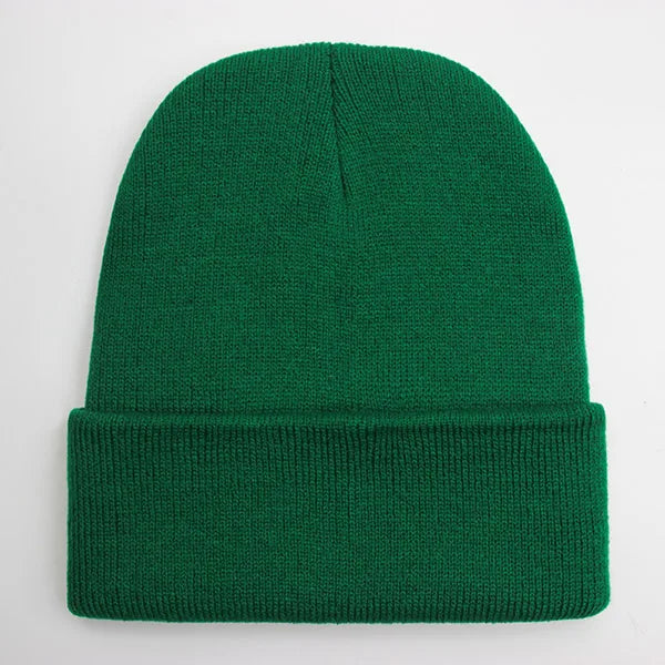 Solid Unisex Beanie Autumn Winter Wool Blends Soft Warm Knitted Cap Men Women SkullCap Hats Gorro Ski Caps 24 Colors Beanies - Live Store 4U