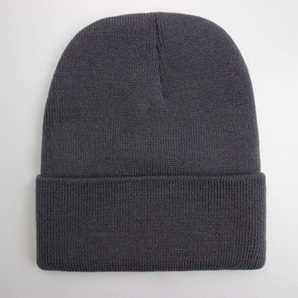Solid Unisex Beanie Autumn Winter Wool Blends Soft Warm Knitted Cap Men Women SkullCap Hats Gorro Ski Caps 24 Colors Beanies - Live Store 4U