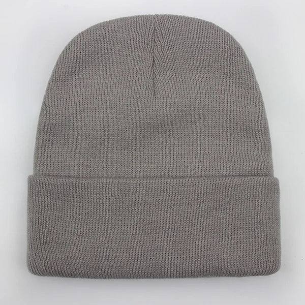 Solid Unisex Beanie Autumn Winter Wool Blends Soft Warm Knitted Cap Men Women SkullCap Hats Gorro Ski Caps 24 Colors Beanies - Live Store 4U