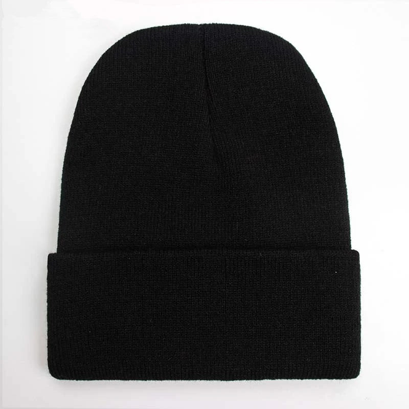 Solid Unisex Beanie Autumn Winter Wool Blends Soft Warm Knitted Cap Men Women SkullCap Hats Gorro Ski Caps 24 Colors Beanies - Live Store 4U