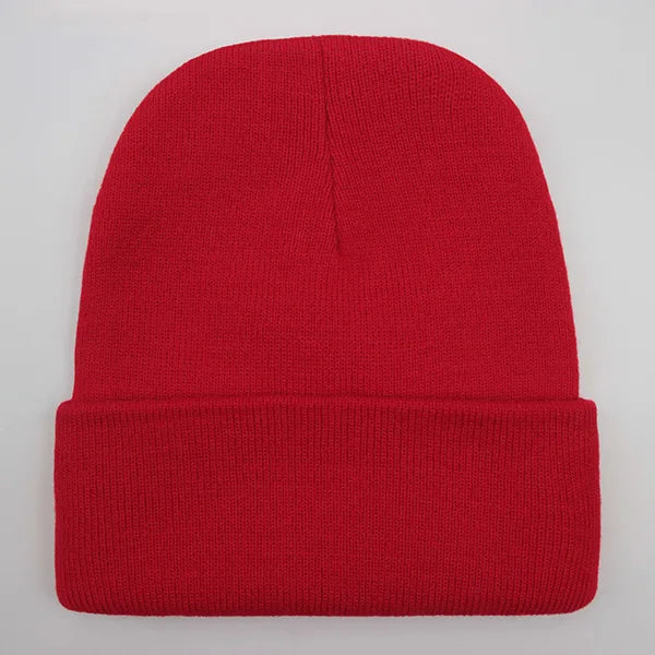 Solid Unisex Beanie Autumn Winter Wool Blends Soft Warm Knitted Cap Men Women SkullCap Hats Gorro Ski Caps 24 Colors Beanies - Live Store 4U