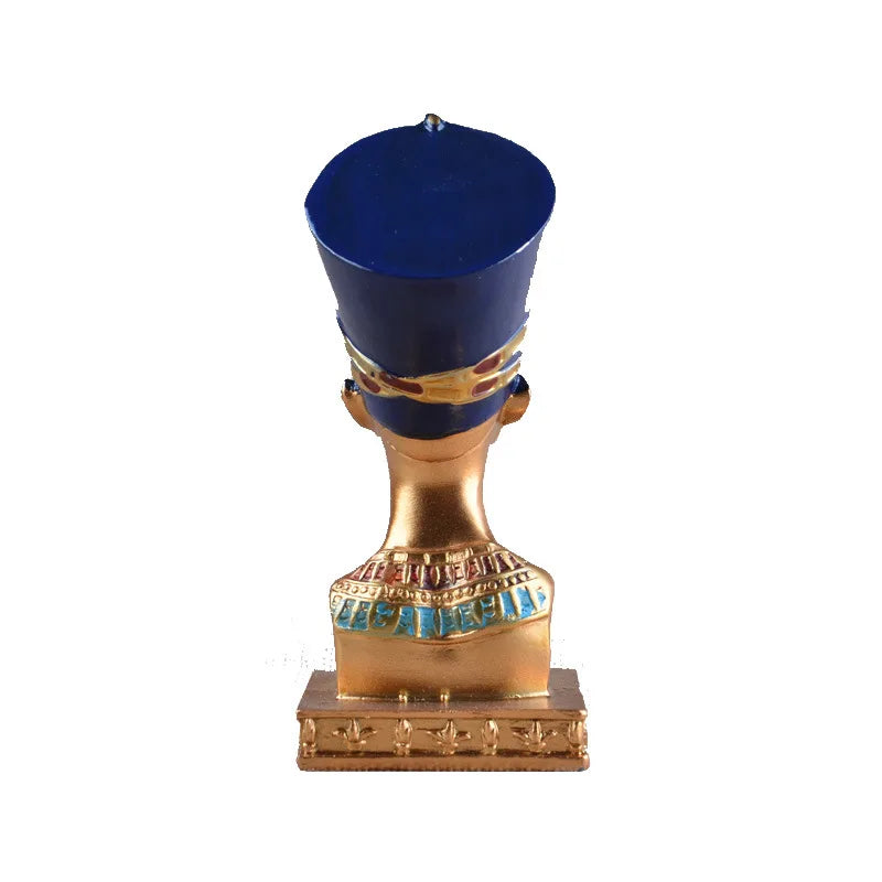 Glamorous Ancient Egyptian Pharaoh Queen Sculpture Ornament Resin Figurine Statue Miniatures Home Furnishing Office Decoration