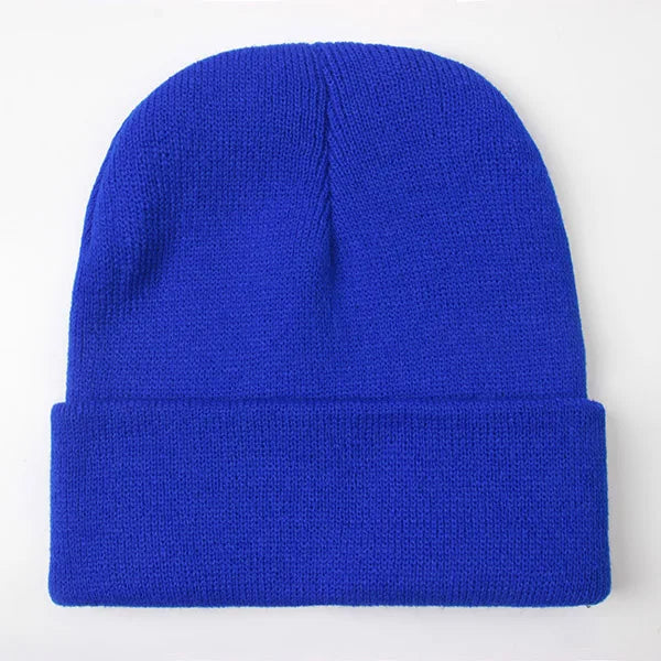 Solid Unisex Beanie Autumn Winter Wool Blends Soft Warm Knitted Cap Men Women SkullCap Hats Gorro Ski Caps 24 Colors Beanies - Live Store 4U