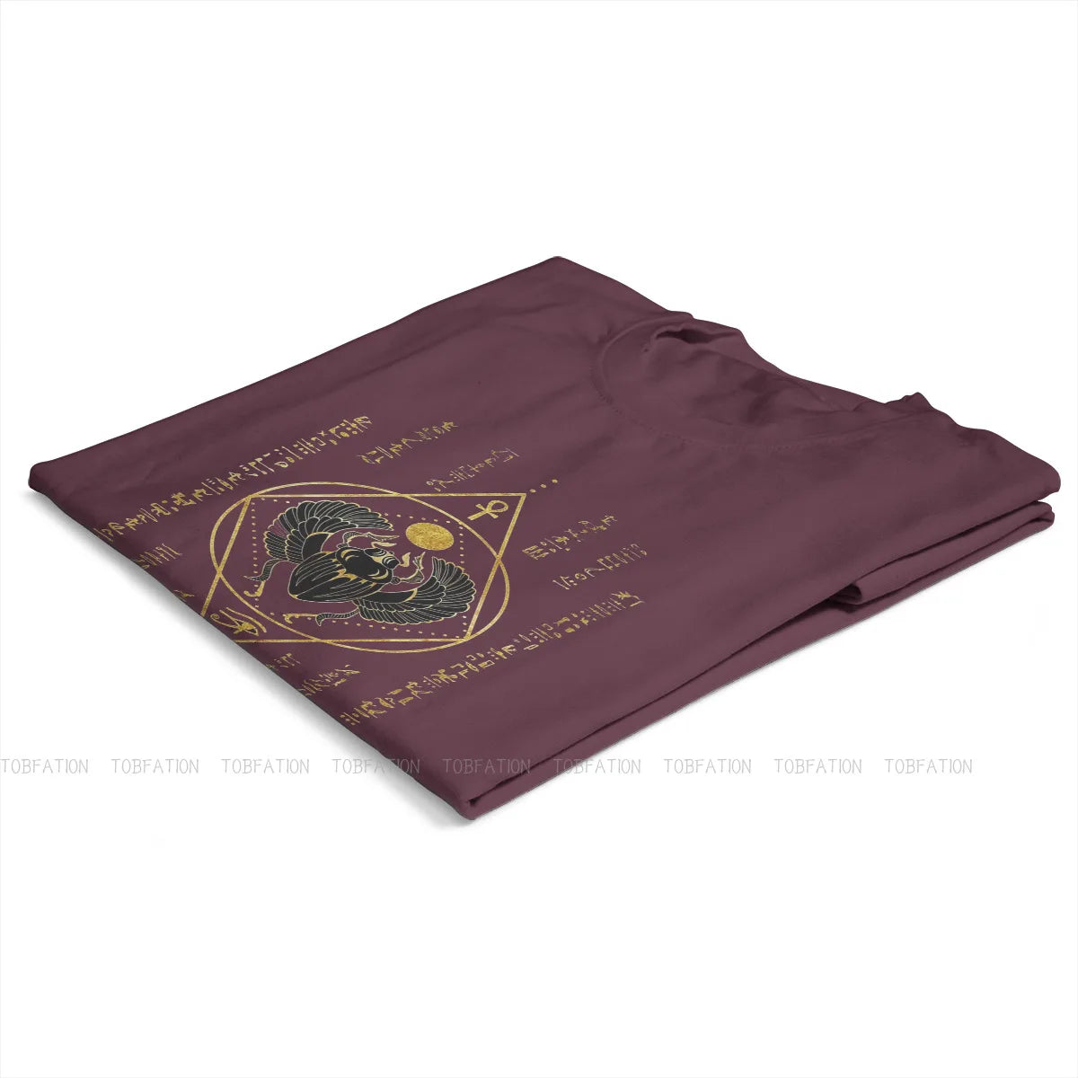 Scarab Black Casual TShirt Egyptian Eye Of Horus Ankh Style Tops Comfortable T Shirt Women Short Sleeve Unique