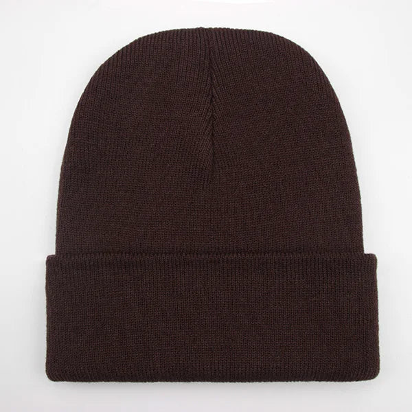 Solid Unisex Beanie Autumn Winter Wool Blends Soft Warm Knitted Cap Men Women SkullCap Hats Gorro Ski Caps 24 Colors Beanies - Live Store 4U