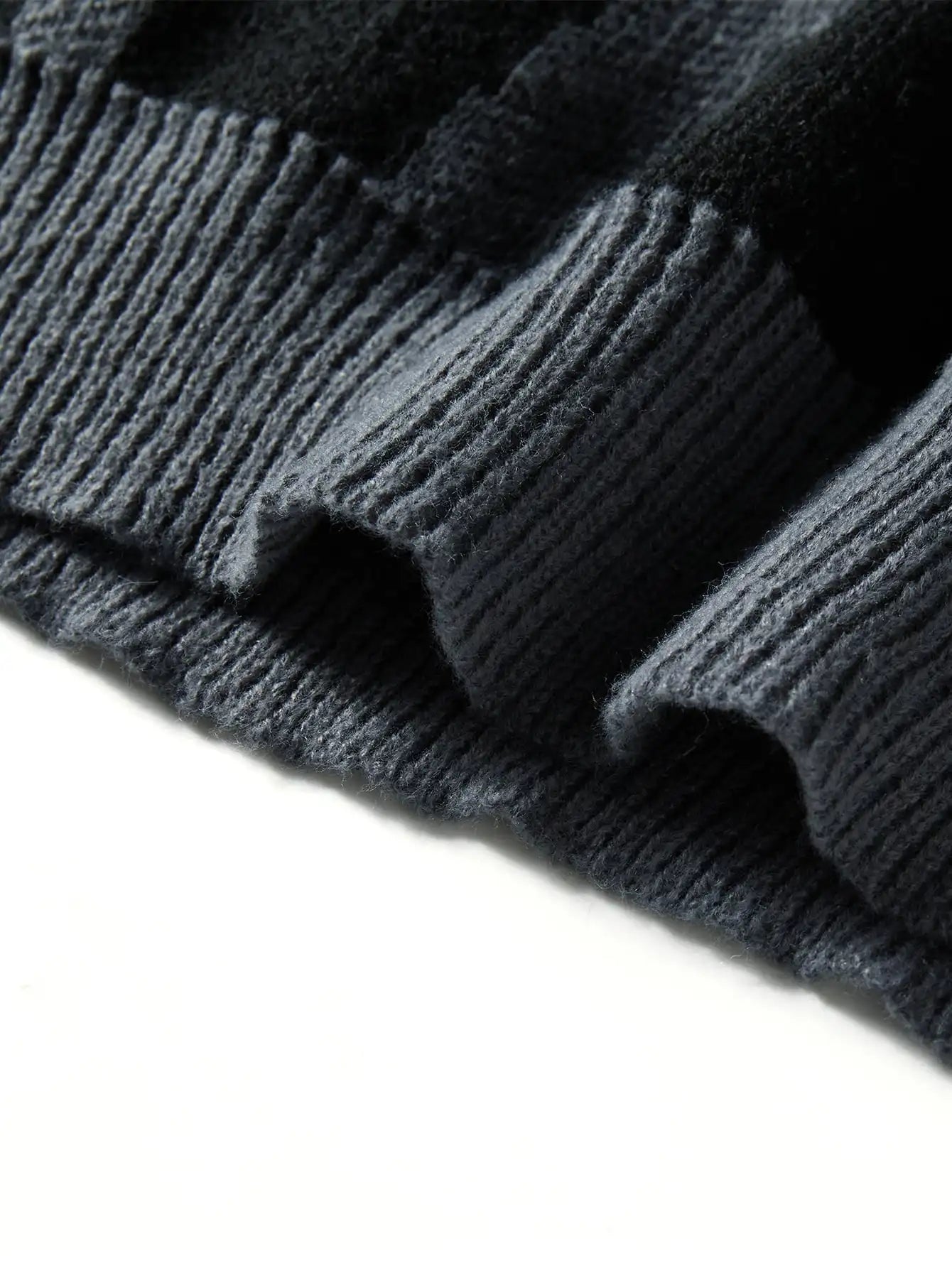 New Popular Autumn Winter Irregular Jacquard Pattern Pullover Sweater Casual Round Neck Contrast Color Knitted Men's Pullover - Live Store 4U