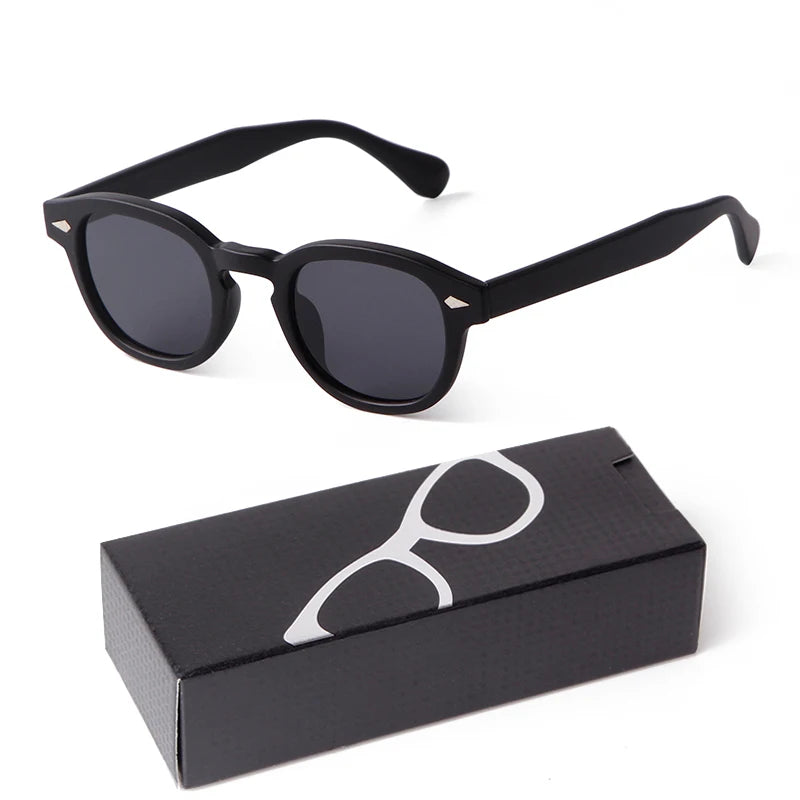 Fashion Gradient Blue Small Round Sunglasses for Women Men Brand Designer Vintage Tortoise Square Sun Glasses Lunettes De Soleil