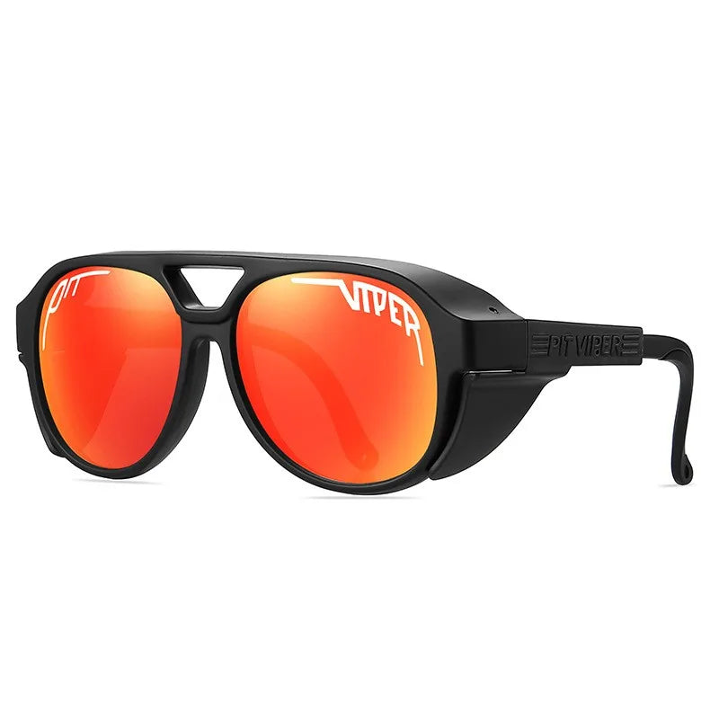 Steampunk Pit Viper Cycling Sunglasses Adult UV400 Men Women Designer Steam Punk Eyewear Vintage Sun Glasses Retro Goggles