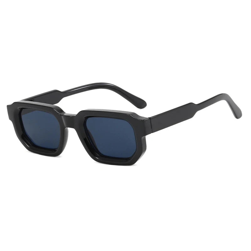 Men Vintage Rectangle Frame Sunglasses Fashion Retro Sun Glasses Luxury Brand Design UV400 Shades Eyewear Women Goggles