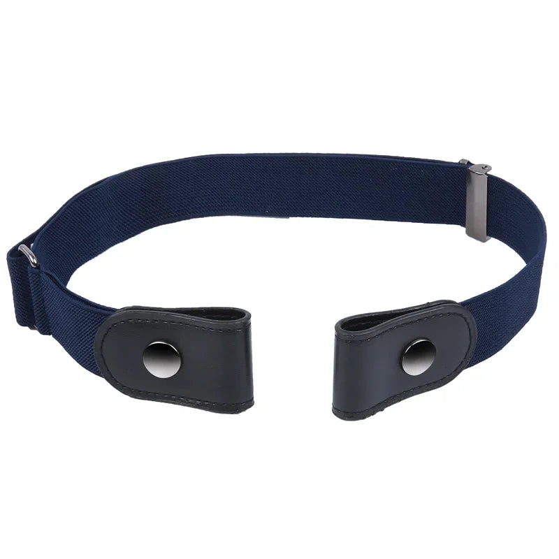Buckle-Free Belt For Jean Pants,Dresses,No Buckle Stretch Elastic Waist Belt For Women/Men,No Bulge,No Hassle Waist Belt - Live Store 4U