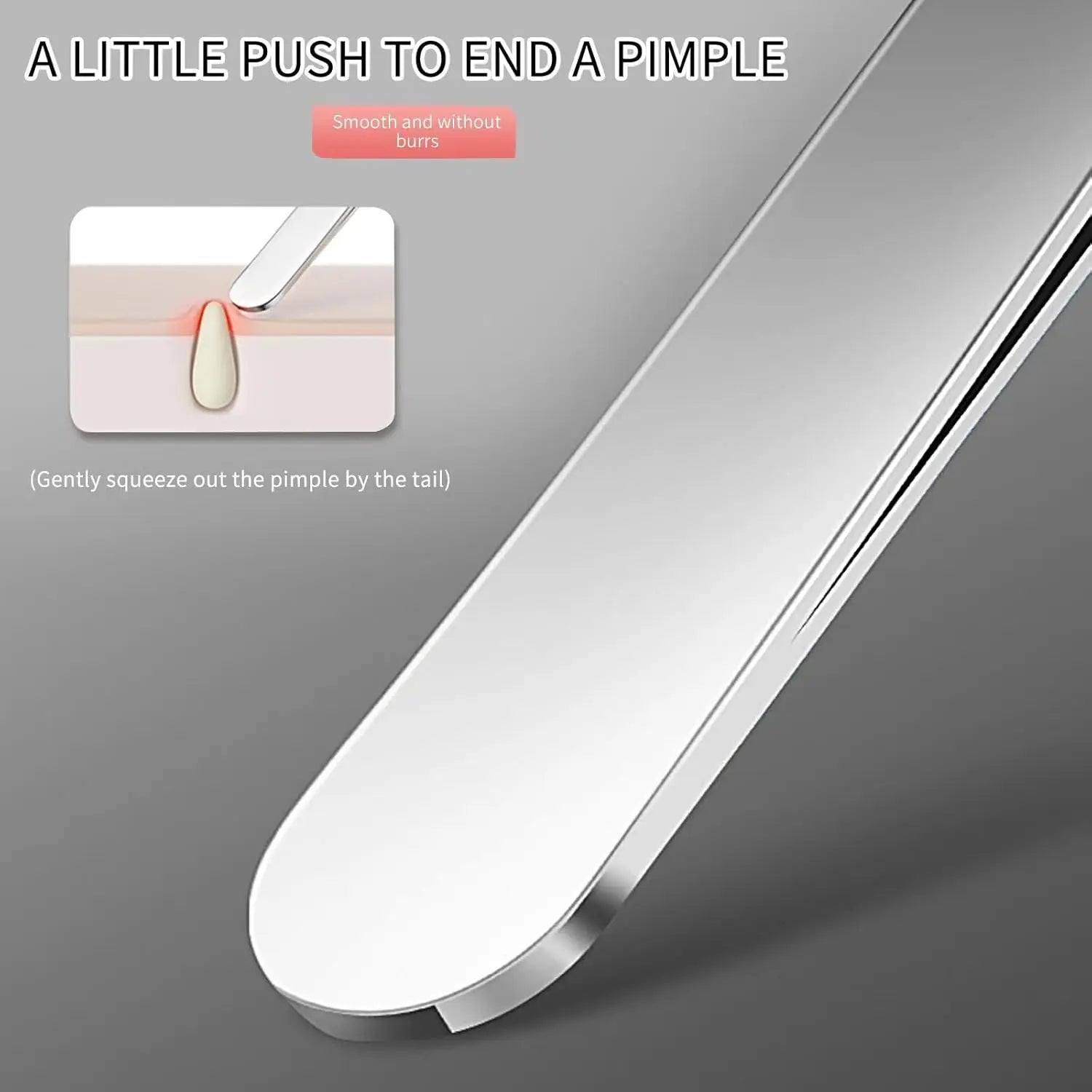 Professional Blackhead Tweezers,High Hard Stainless Steel Blackhead Remover,Precision Pimple Popper Tool Kit,Blackhead Extractor