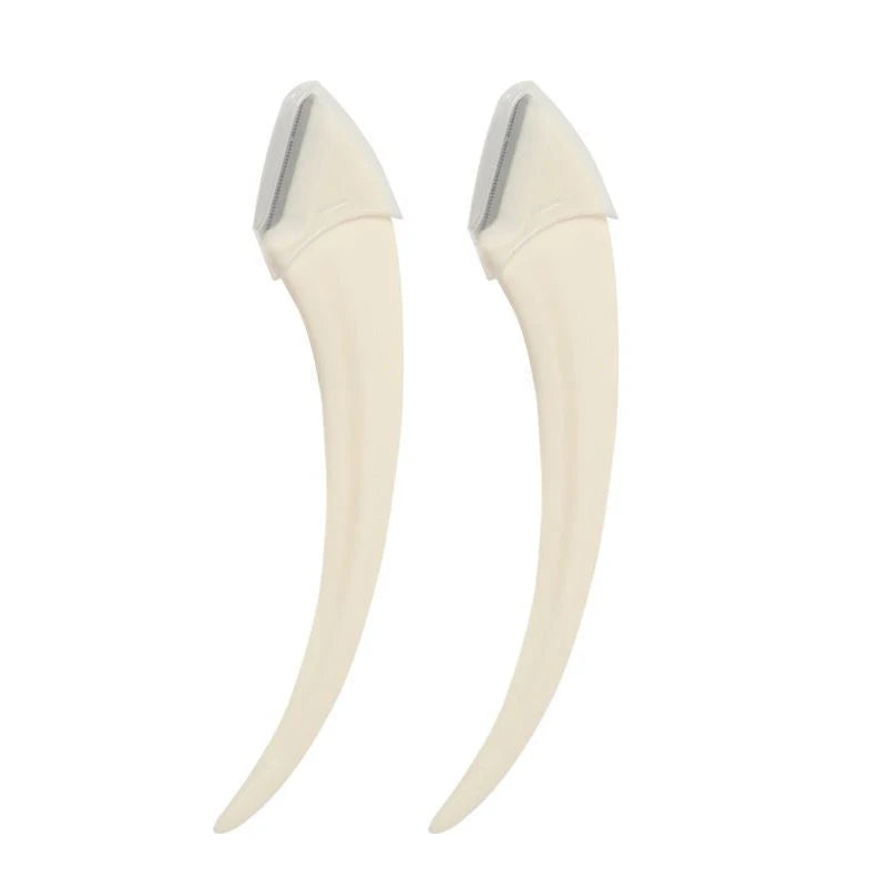 Karsyngirl 1/2/3Pcs Eyebrow Trimming Knife Eyebrow Face Razor For Women Eyebrow Scissors With Comb Brow Trimmer Scraper