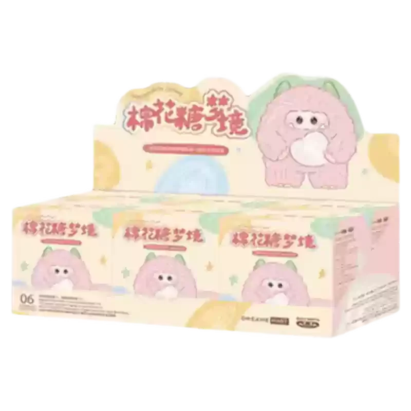 In Stock Velvet Monster Cotton Candy Dream Series Blind Box Cute Desktop Room Ornament Decorative Backpack Pendant Birthday Gift