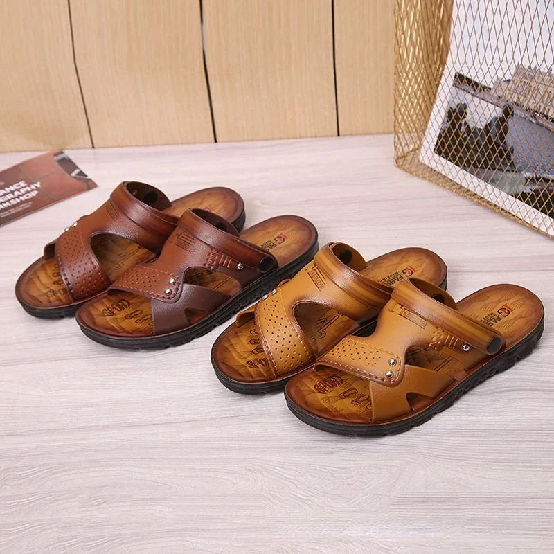 Men Sandals Non-slip Summer Flip Flops High Quality Outdoor Beach Slippers Casual Shoes Cheap Men's shoes