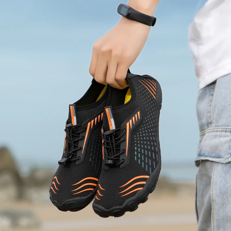 Men's Summer Aqua Shoes Multi functional Quick-Dry Non-Slip Hot Selling Water Shoes Outdoor Beach Breathable Swimming Shoes