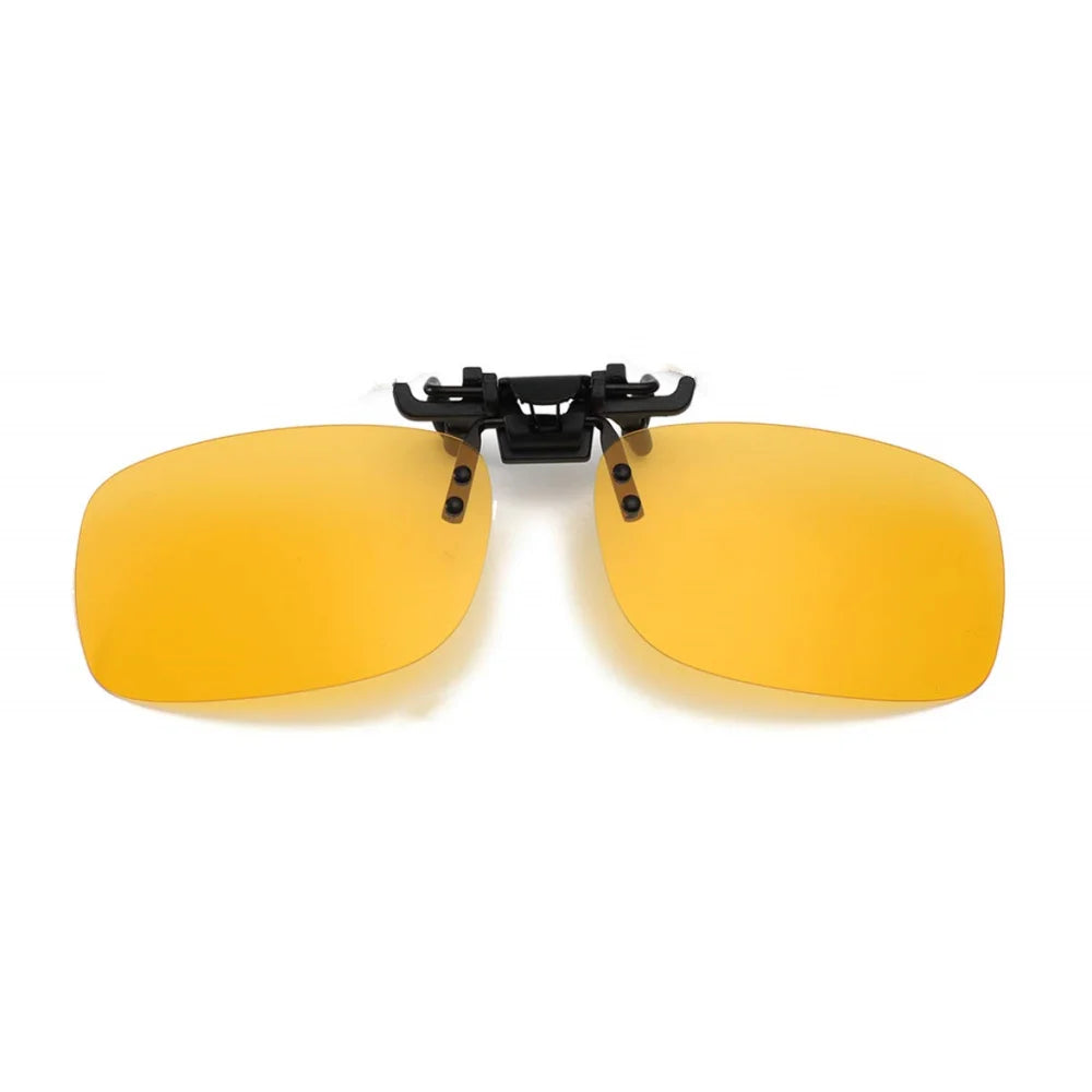 New Unisex Polarized Clip on Sunglasses Near-Sighted Driving Night Vis Lens Cycling Riding Sunglasses Clip Motorcycle Equipments