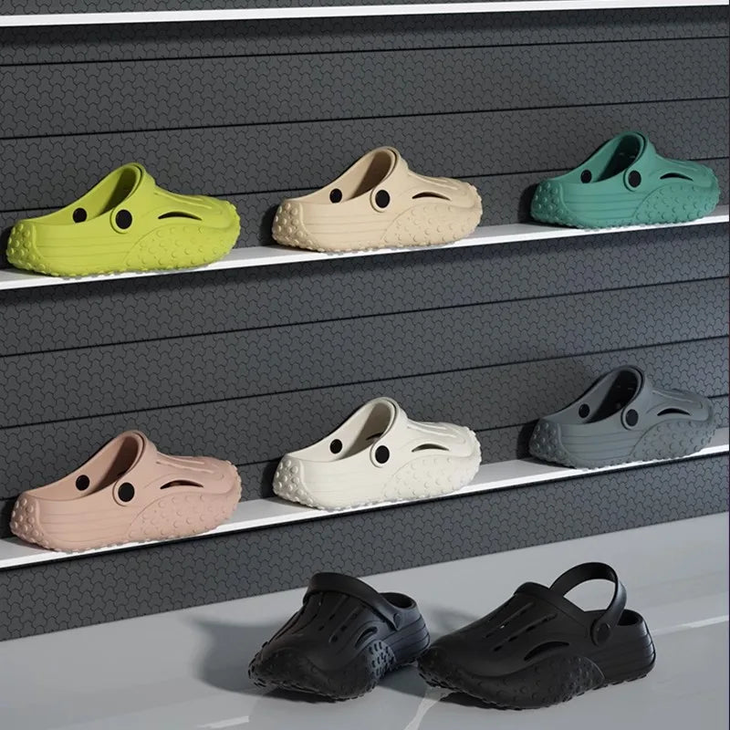 Evshine Unisex Sandals EVA Men Sandals Outdoor Beach Slippers Sandals Summer Fashion Men Slippers Casual Breathable Fishing Shoe