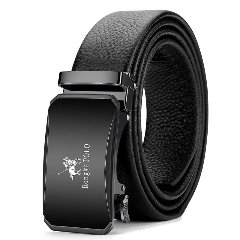 OYIFAN Men Belt Genuine Leather belt for men Alloy buckle ratchet belts Men Designer Belt Automatic belts 벨트 - Live Store 4U