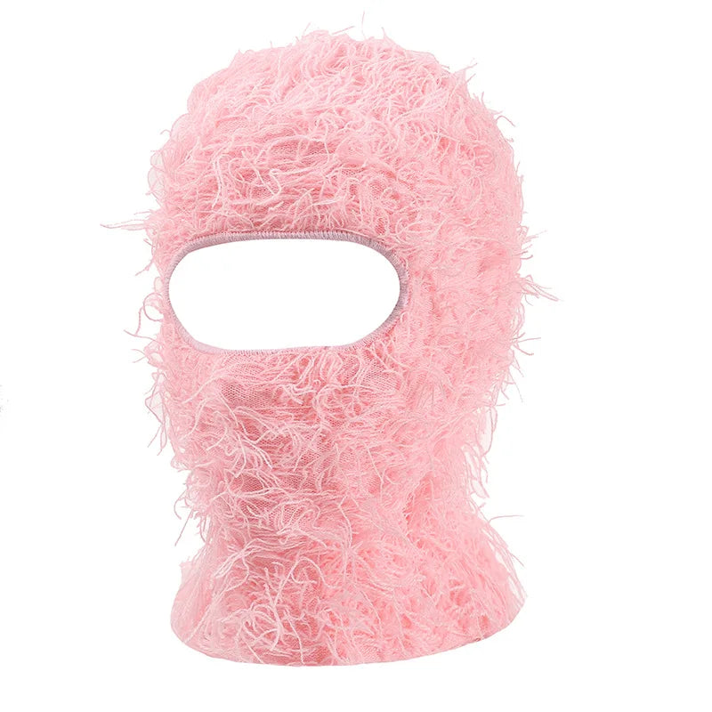 Balaclava Distressed Knitted Full Face Ski Mask for Men Women Beanies Hats Skullies Camouflage Winter Warm Bonnet Windproof Hats - Live Store 4U