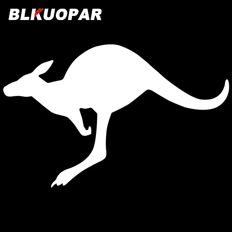 BLKUOPAR For Kangaroo Car Stickers Waterproof Fashionable Decals Personality Occlusion Scratch Motorcycle Surfboard Decor