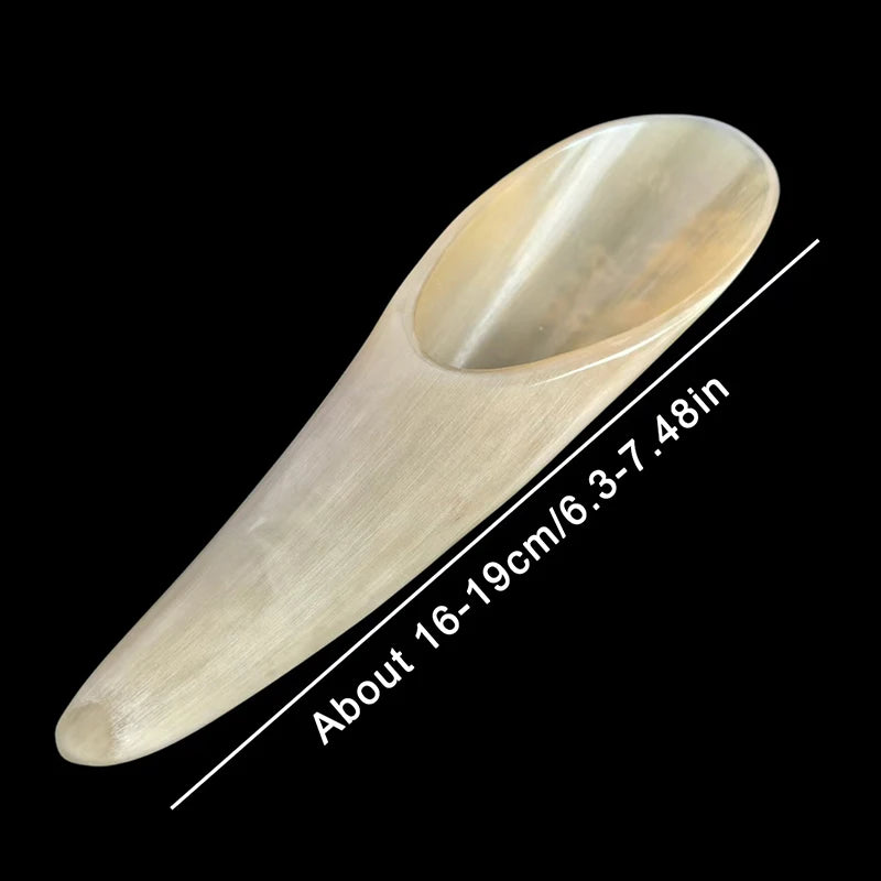 1PC Natural Buffalo Horn No Stress Guasha Massage Tool Acupuncture SPA Therapy Gua Sha Massager Scraping Board