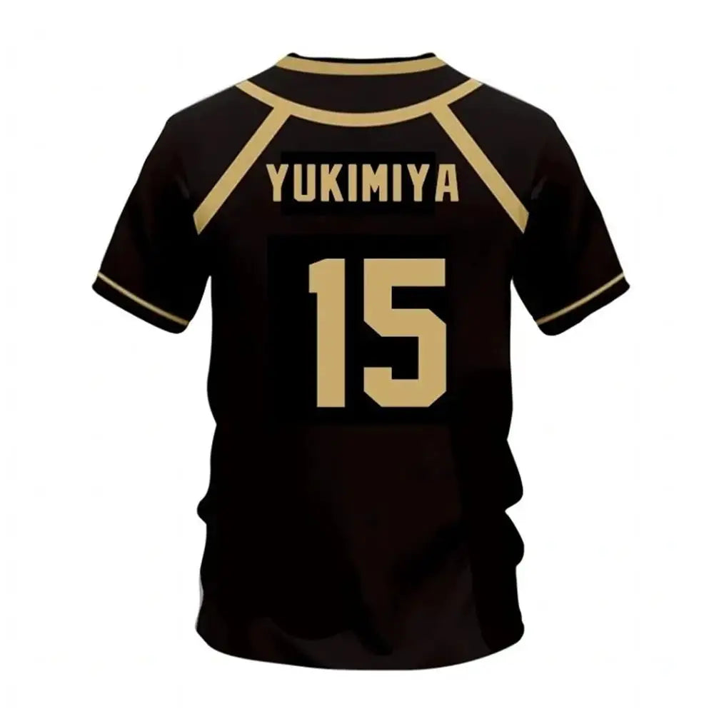 Jersey Futsal Pattern Vl Replika Blue Lock Anime Bastard Munich Summer Men'S And Women'S 3Dt Shirt Casual Sports T Shirt Top - Live Store 4U