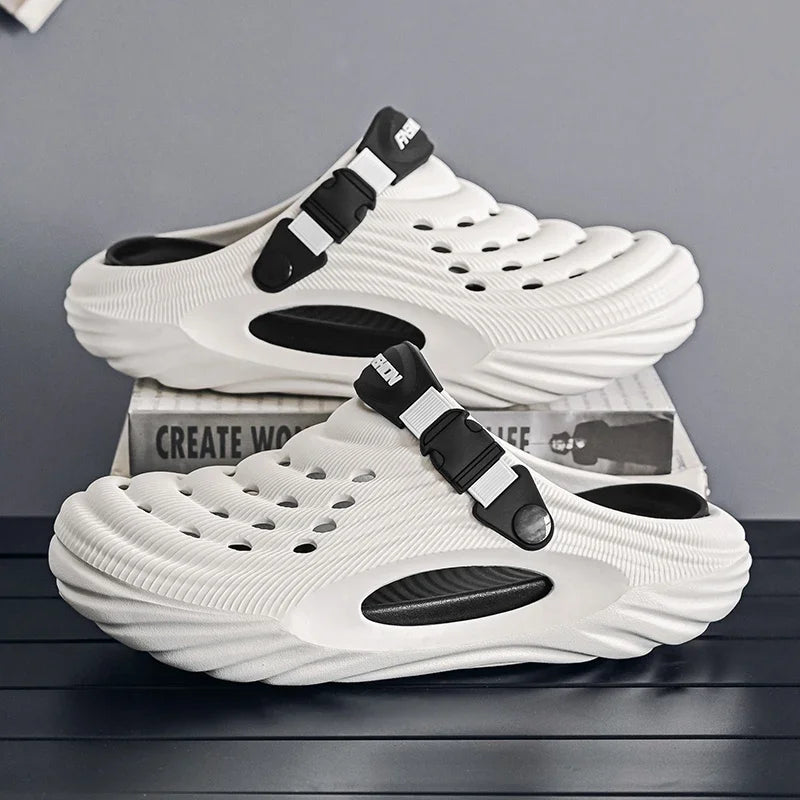 Original Designer Summer Slippers Men Clogs Platform Women Beach Sandals Outdoor Casual Non-slip Footwear Men Sandals