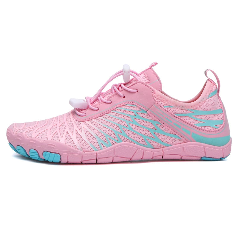New Quick-Dry Aqua Shoes Couple Summer Beach Anti-Slip Aqua Shoes Swimming Wading Breathable Creek Tracing Aqua Shoes