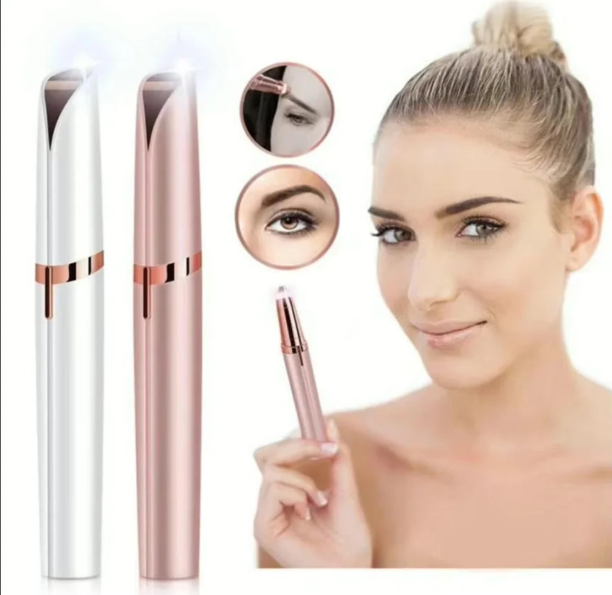 Eyebrow Trimmer for Women, Battery Eyebrow Hair Remover, Painless Electric Razor,Eye Brow and Face Epilator Hair Removal