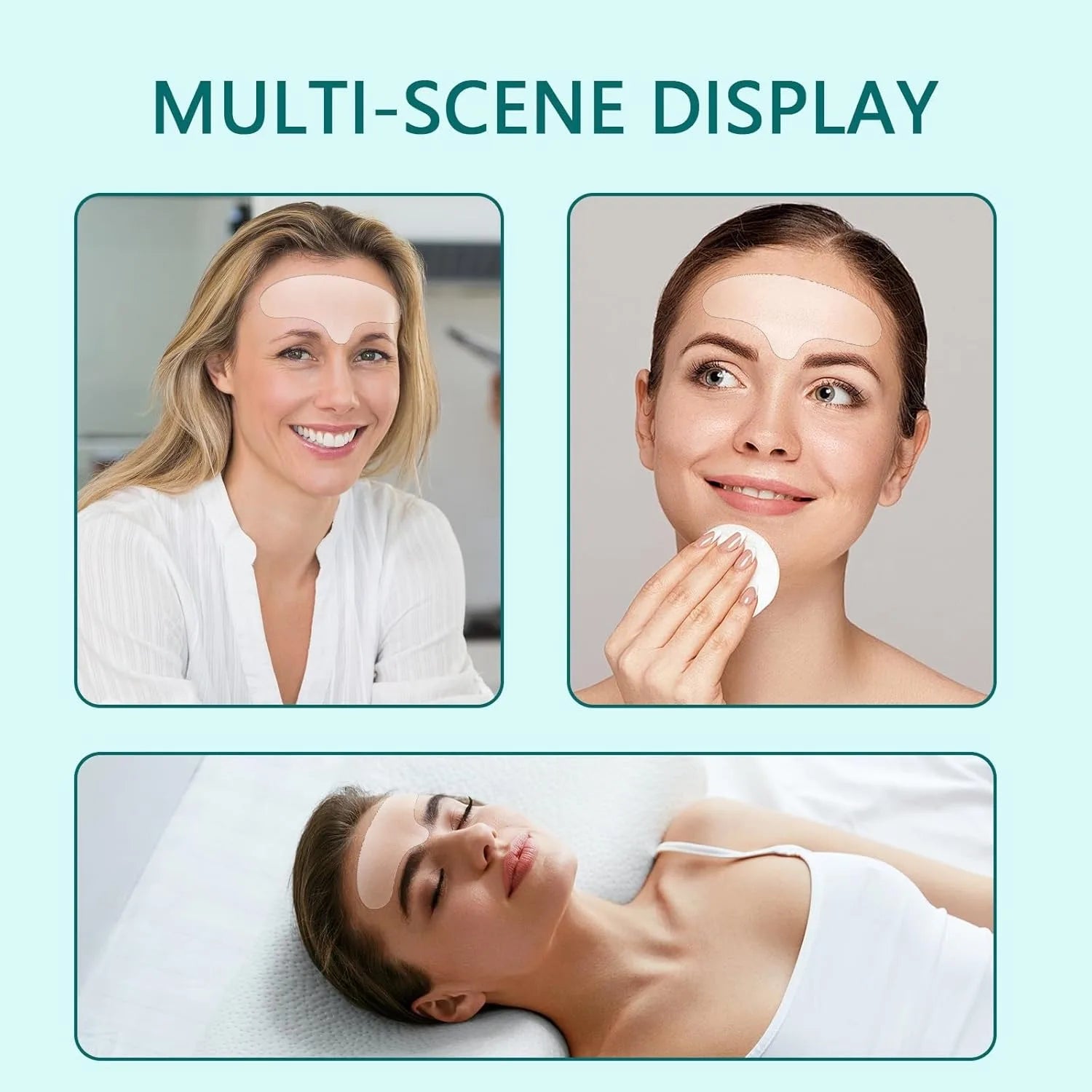 Reusable Silicone Patches Anti Rimpel Pads Silicone Wrinkle Removal Sticker Face Forehead Neck Eye Sticker Skin Care Patch