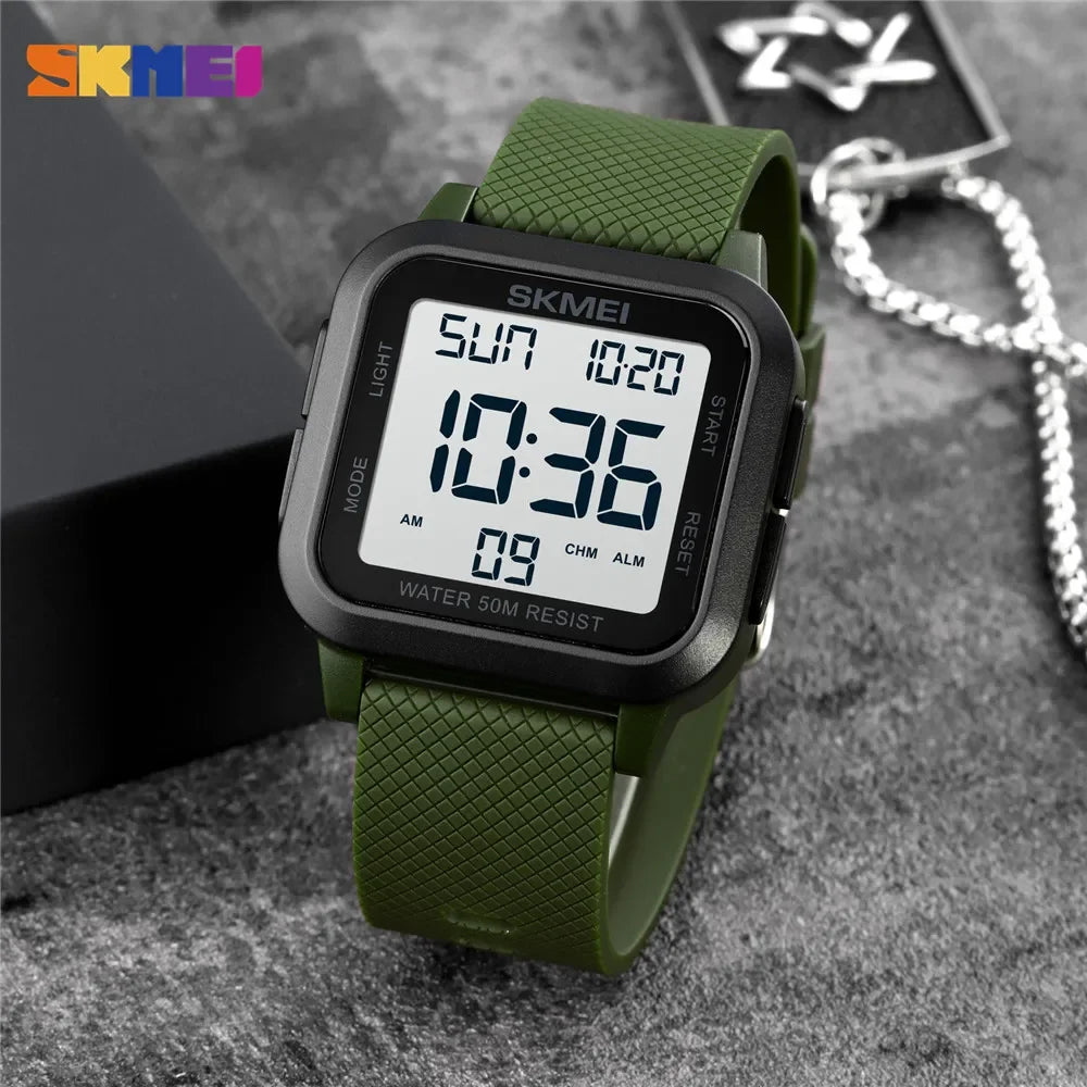 SKMEI 1894 Military Waterproof Mens Watches Electronic Shock Digital Watch For Men Sports Wristwatches 1841 Relogios Masculinos