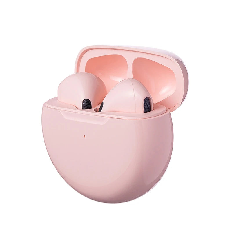 Original Earbuds Tws 6 Wireless Bluetooth Headset 5.3 Headphone Mini Earphone with Mic Charging Box for Xiaomi iPhone Samsung