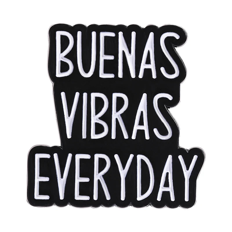 Funny Spanish Quote Enamel Pins Te Calmas O Te Calmas Despues No Digas Que No Te Avise Metal Brooches Lapel Badge Jewelry Gifts - Live Store 4U