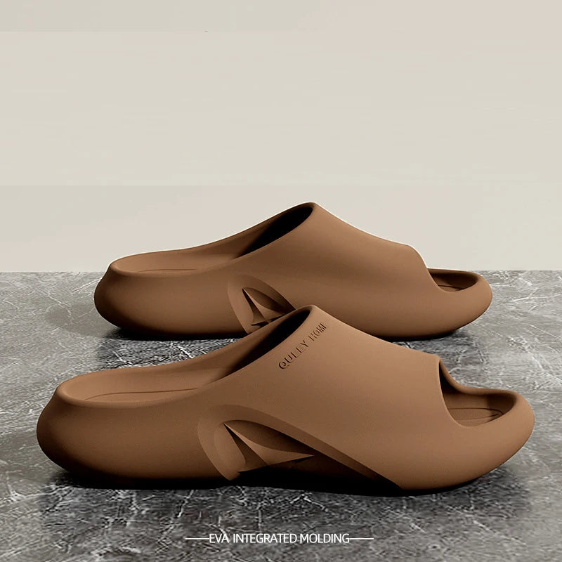 Comwarm Summer Classic Flip Flops Men Fashion Beach Sandals Antislip Indoor Bathroom Slippers Comfy Casual Sandals EVA Slippers