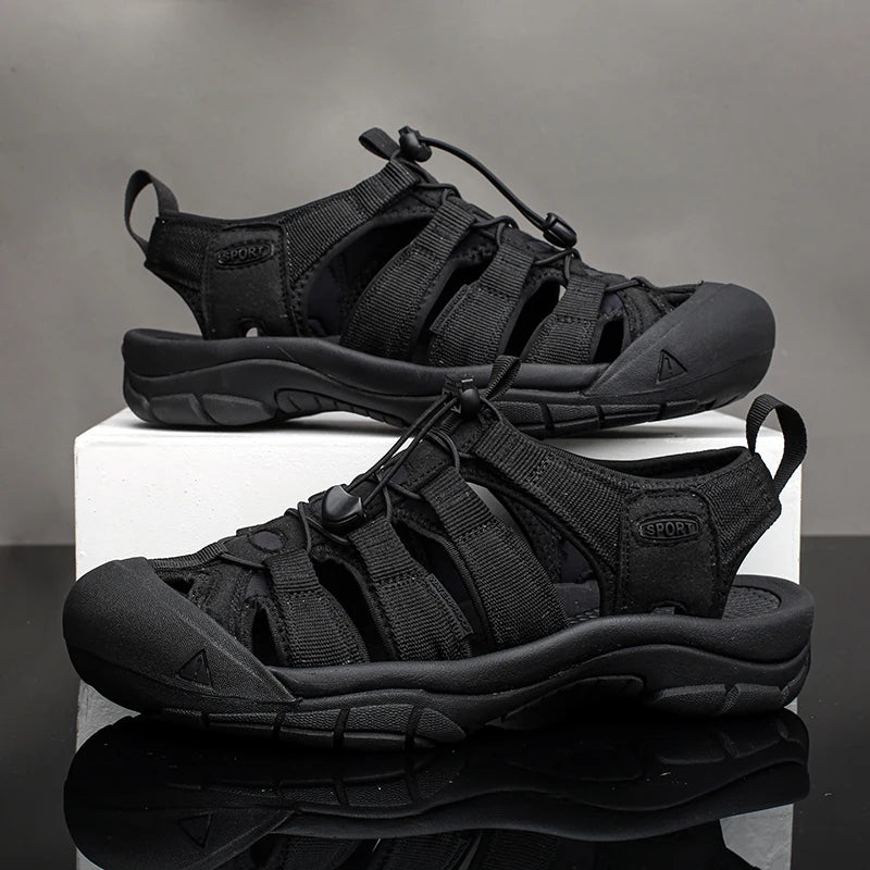 Men's Shoes Outdoor Non Slip Men's Hiking Shoes Lightweight Comfortable Casual Sandals Summer Large Breathable Water Shoes
