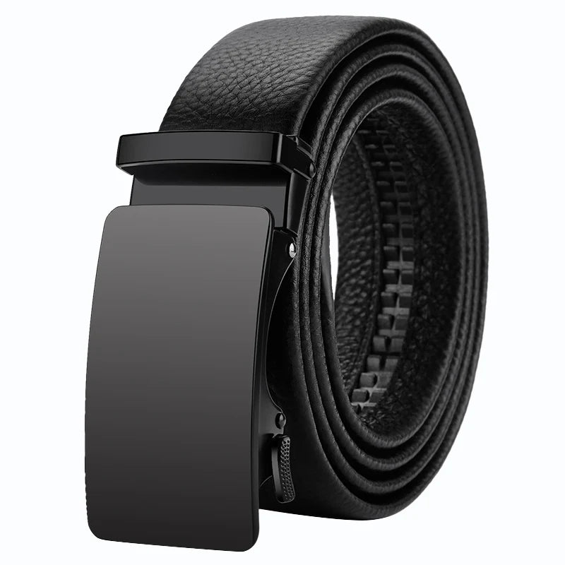 OYIFAN Men Belt Genuine Leather belt for men Alloy buckle ratchet belts Men Designer Belt Automatic belts 벨트 - Live Store 4U