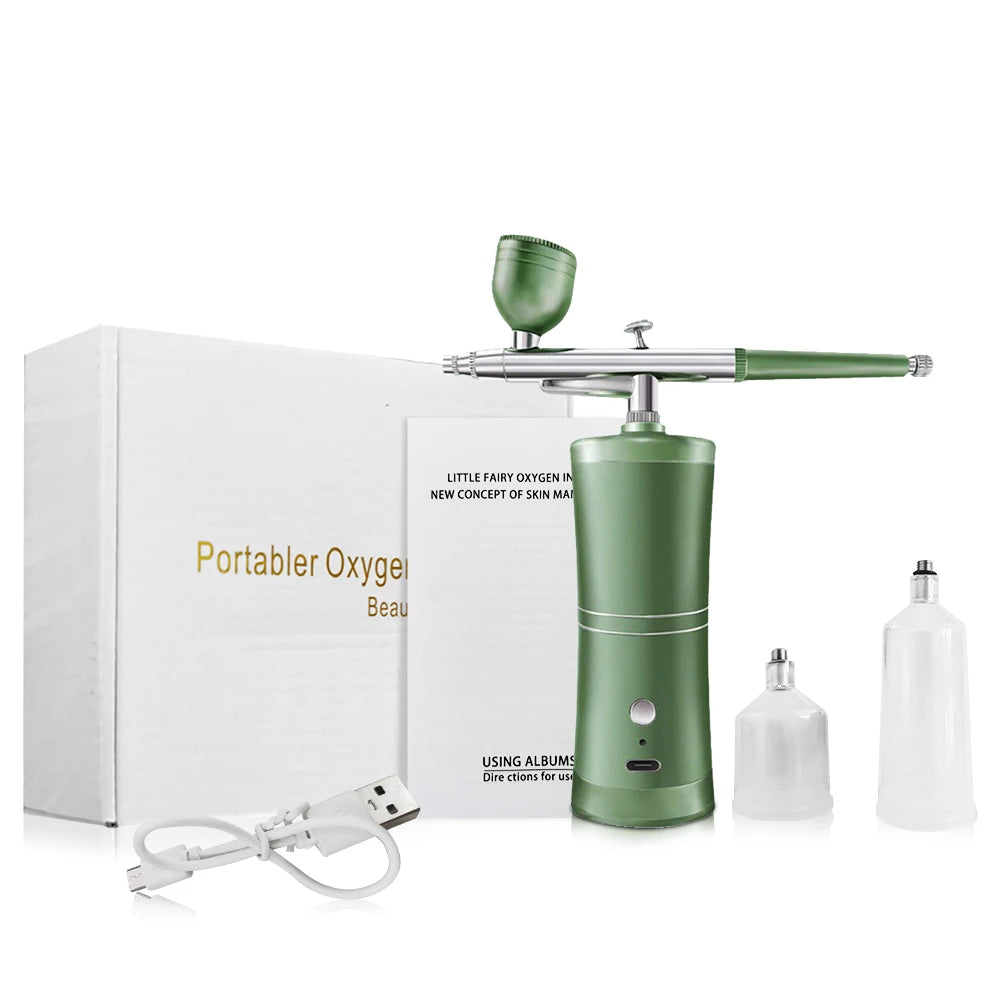 Airbrush with Compressor for Nail Painting Portable Cordless Airbrush Mini Airbrush Sprayer Gun for Nail Art Cake Painting