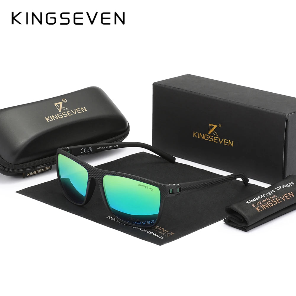 KINGSEVEN New Polarized Sunglasses Women Driving Classic Square Frame Sun Glasses sunglasses for Men Outdoor Travel 755