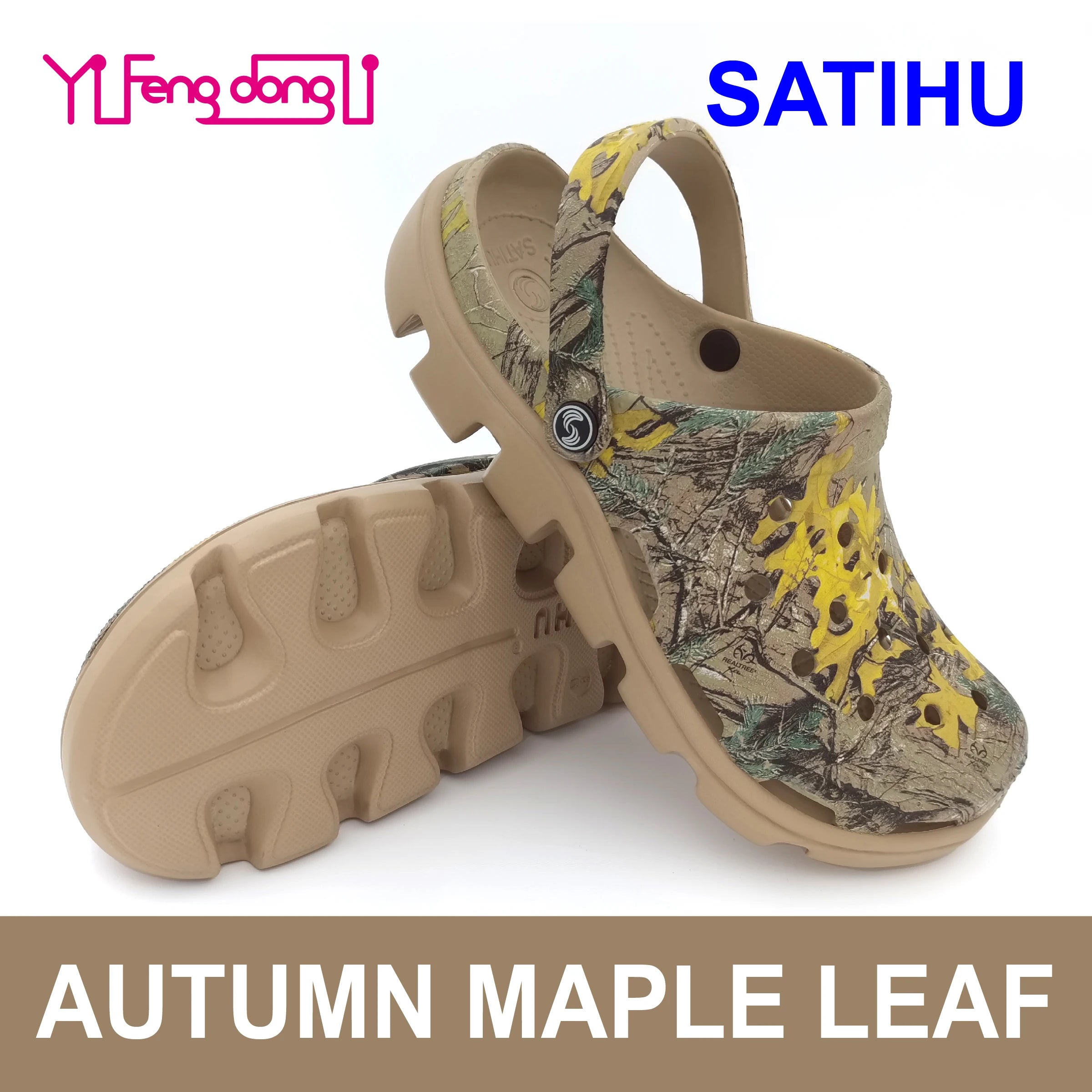 SATIHU Clogs Beach Sandals Casual Shoes Family Parent-child Male Female Lovers Friends Summer Stroll Antiskid Waterproof Fashion