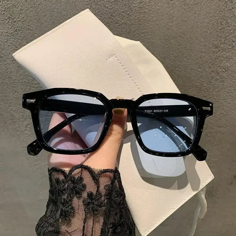 2024 Unisex Rectangle Vintage Sunglasses Fashion Design Retro Sun Glasses Female Lady Eyeglass Cat Eye Casual Goggles UV400