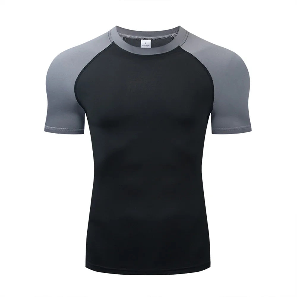 Men's T Shirt Outdoor Training Fitness Gym Jogging Running Sweatshirt Bat/-Man Compression Shirts Tight Elastic Breathable - Live Store 4U