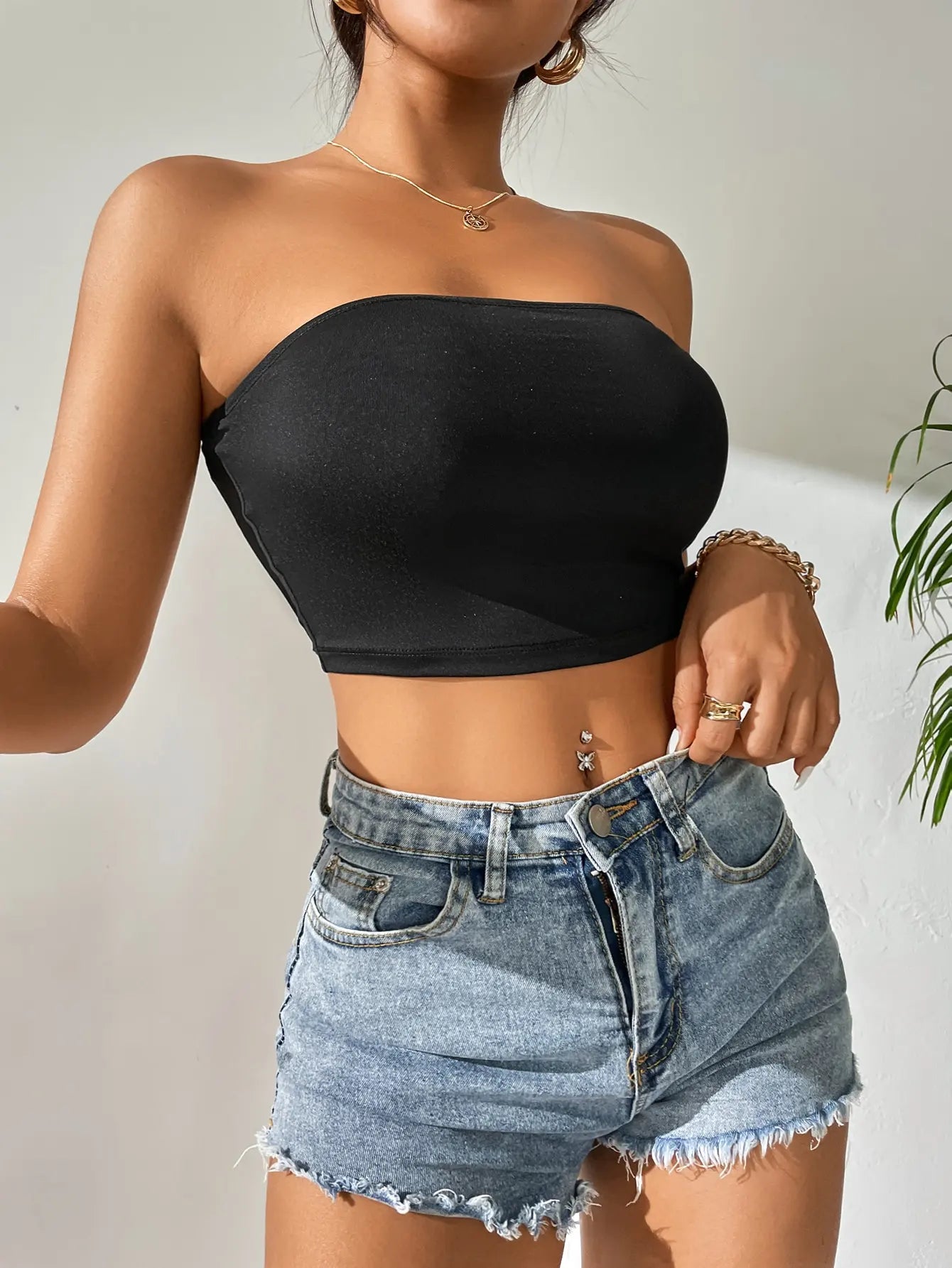 Plus-size seamless ice silk top breast women spring summer thin breathable sexy gathering strapless womens underwear