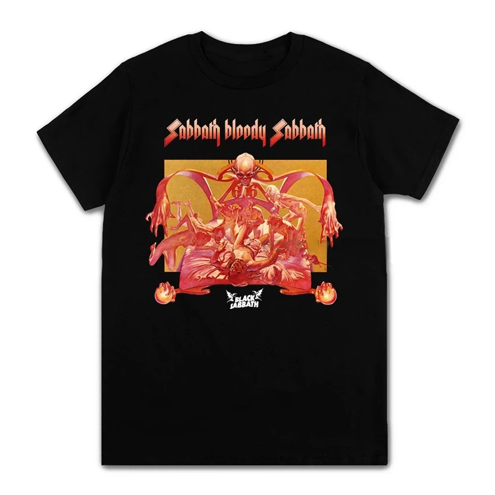 Black Metal Rock Band T shirt Men Women Fashion Casual Graphic Short Sleeve Short Sleeve Plus Size T Shirt Unisex 62474 - Live Store 4U