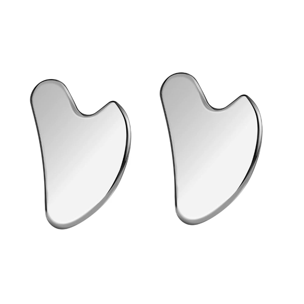 1PC Stainless Steel Gua Sha Facial Tools Tighten Skin Massage Guasha Beauty Tool Metal Guasha Tool for Face Face Massager Tool