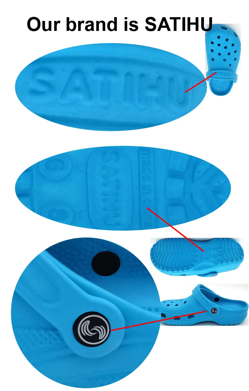 SATIHU Sandals Clog Lover Couples Parents And Children Family Summer Brook  Beach Walking Popular Fashion Slippers Light Shoes