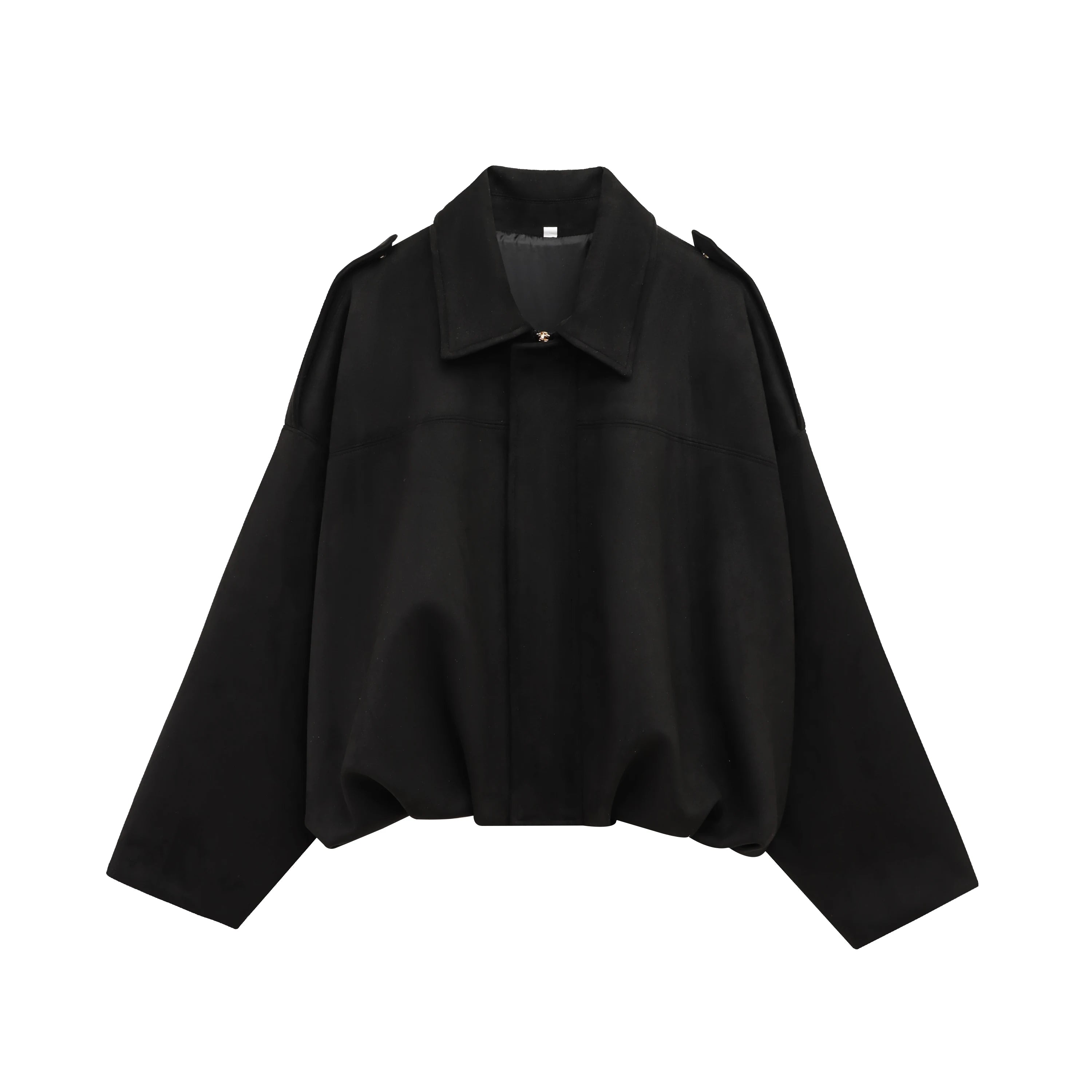 TRAFZA Women Brown Green Suede Jacket Loose Casual Bomber Coat Lapel Zipper Long Sleeve Jackets Vintage Lady Motorcycle Outwears