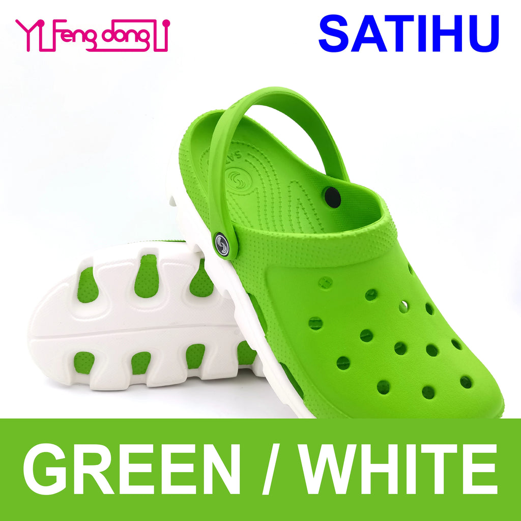 SATIHU Clogs Beach Sandals Casual Shoes Family Parent-child Male Female Lovers Friends Summer Stroll Antiskid Waterproof Fashion