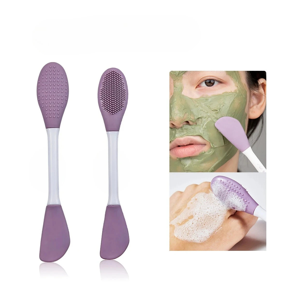 2 In1 Scrub   Blackhead  Silicone Facial Cleansing & Mask Brush  Deep Cleaning Tools Exfoliator Scrub Pore Facial Skin Care
